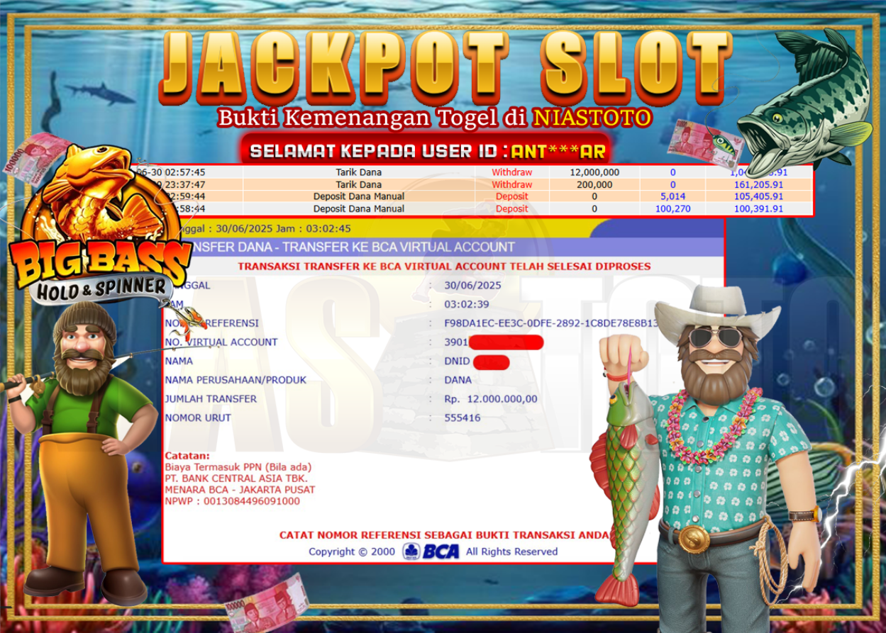 Bukti Jackpot Lunas NiasToto