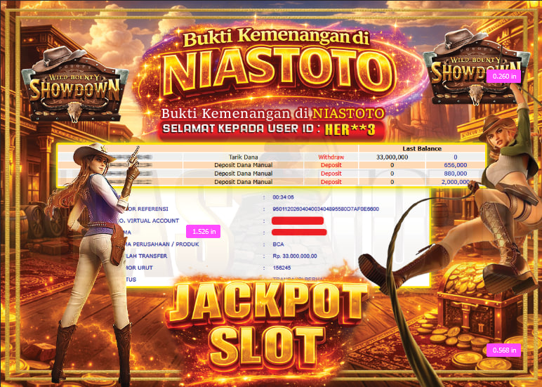 Bukti Jackpot Lunas NiasToto